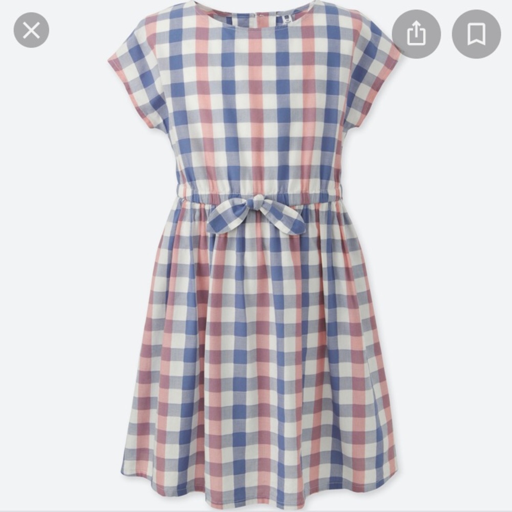 Girl’s Uniqlo Short Sleeved Dress